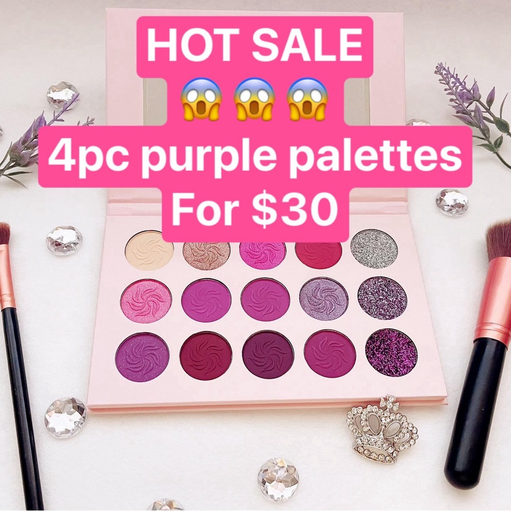 Purple palettes 4pc for $30 is crazy. Summer sale is here.